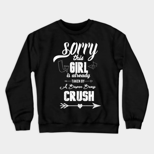 crush girl Crewneck Sweatshirt by ahnoun